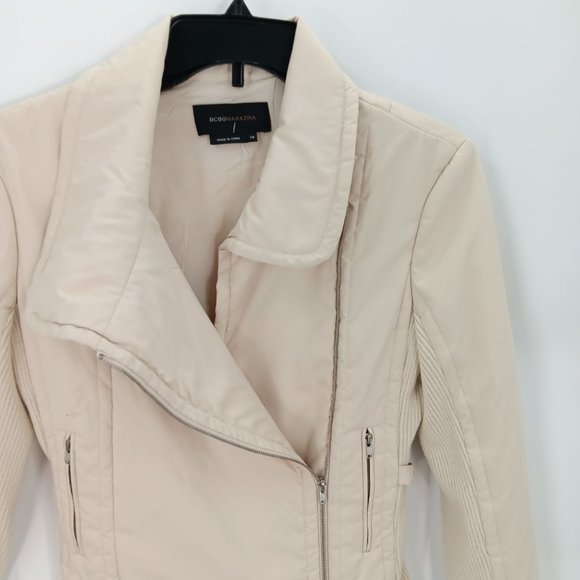 BCBGMAXAZRIA CREAM  XS JACKET - Picture 3 of 16